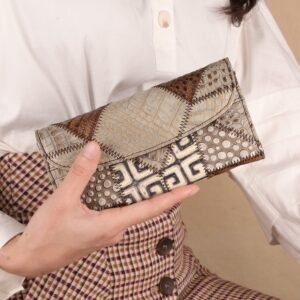Long Leather Purse - Large Capacity & High-End Design for Girls