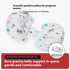 Maternity Waist Protection Sleeping Pillow – U-Shaped Belly Support Pad for Pregnant Women