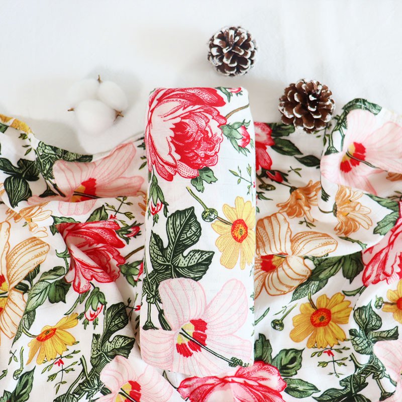 Newborn Swaddling Gauze Blanket Quilt - Soft & Breathable Baby Blanket for Comfortable Sleep
