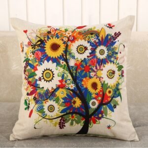 Fabric Decoration Supplies – Linen Printed Pillows for Car, Bedside, and Couch