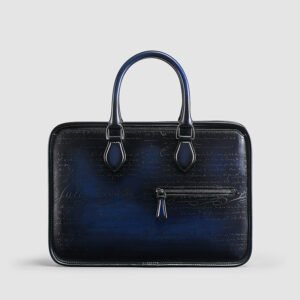 Hand-Rubbed Cow Leather Vintage Business Briefcase | Stylish & Durable Office Bag