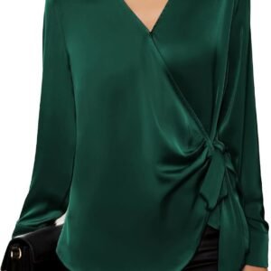 Elegant Beautiful Lace-Up Long Sleeve Shirt for Women - Stylish & Chic