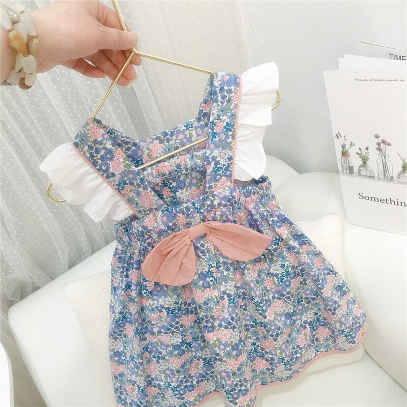Baby Summer New Girl Short-Sleeved Dress – Cute and Comfortable Dress for Warm Weather
