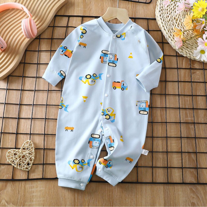 Baby Cotton Jumpsuit – Soft & Breathable One-Piece Outfit for Infants