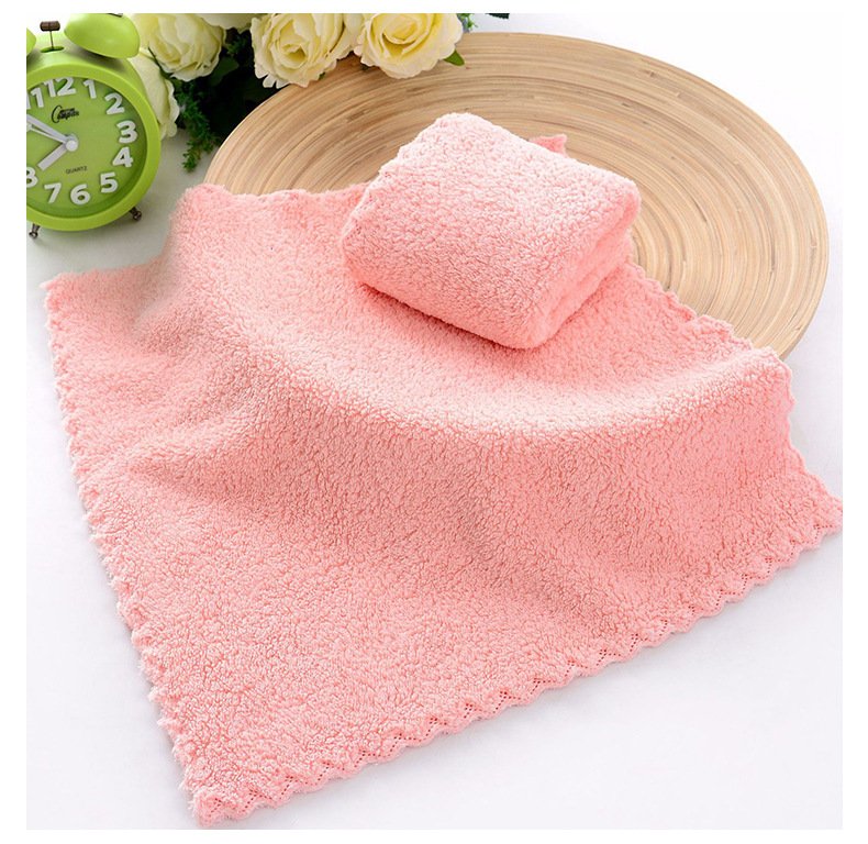 Coral Fleece Child Washing Face Small Towel – Soft & Absorbent Towel for Kids