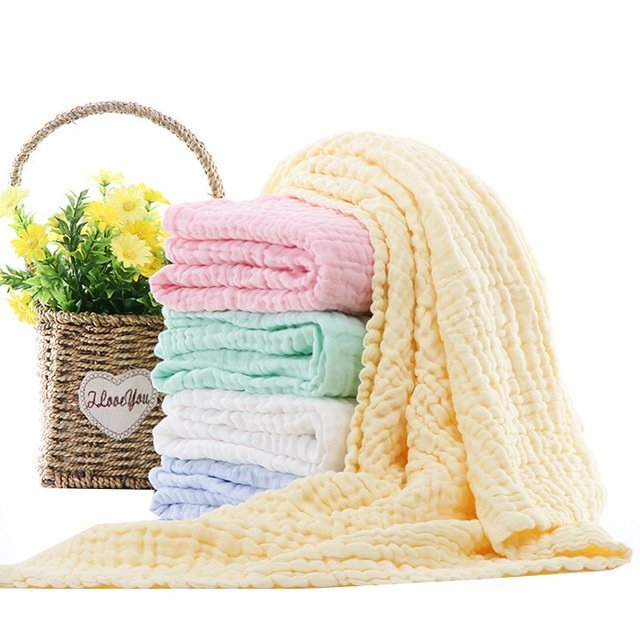 Plain Gauze Bath Towel – Soft, Lightweight & Absorbent for Everyday Use