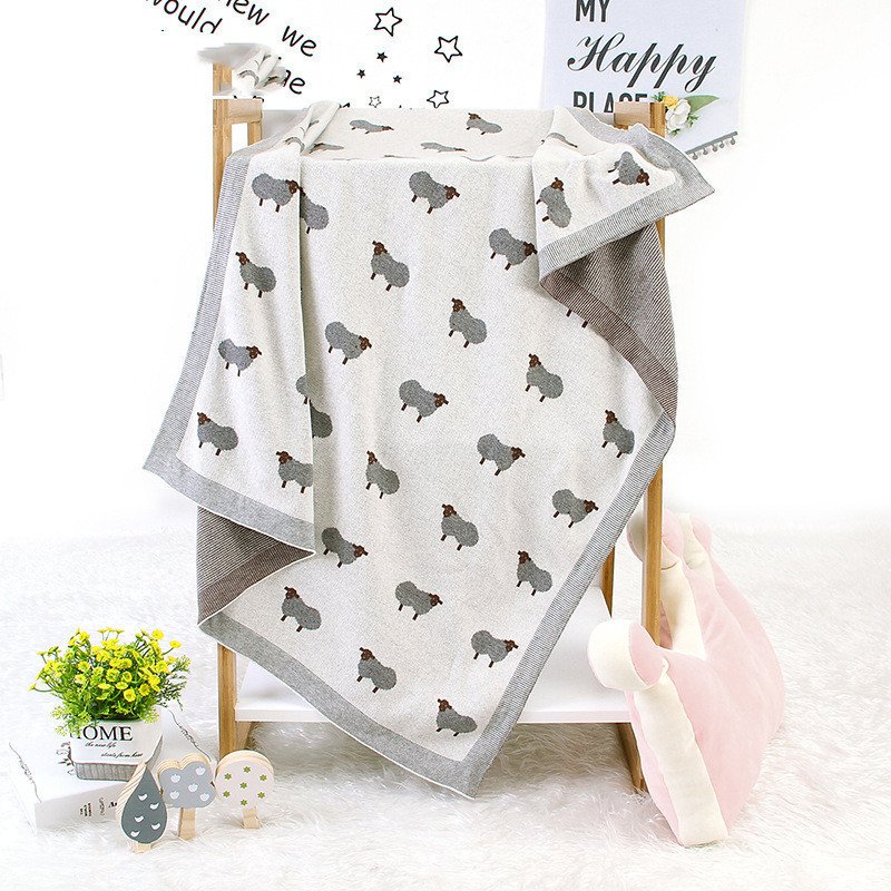 Baby Blanket Knitted Hug Blanket – Soft & Cozy Newborn Snuggle Blanket