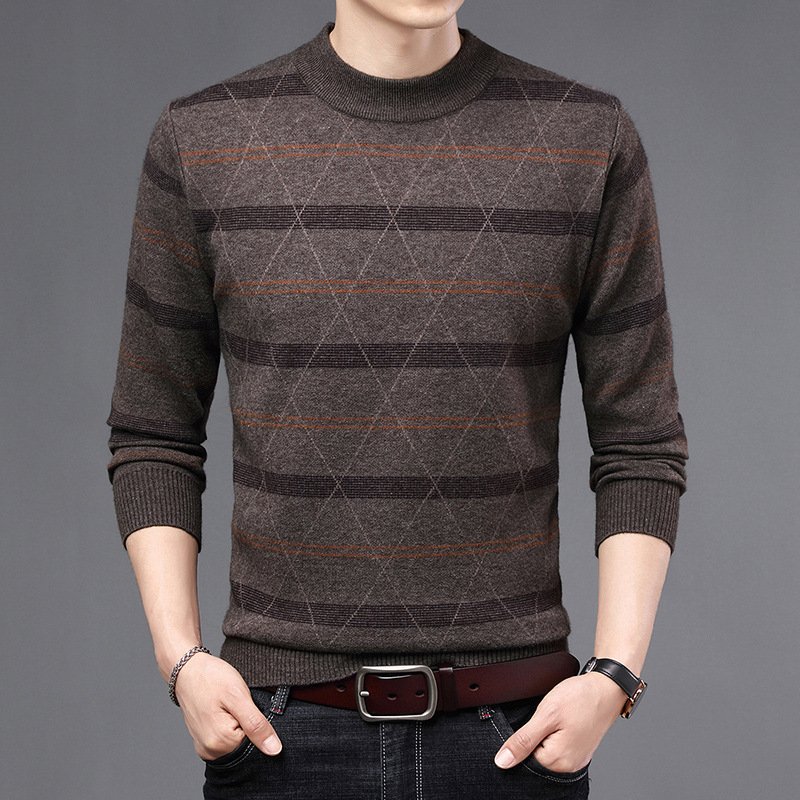 Men's Fashion Casual Thickening Sweater Top – Warm and Stylish