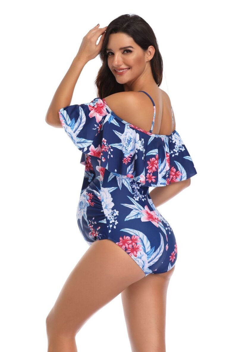 Printed Maternity Swimsuit - Stylish & Comfortable Pregnancy Swimwear