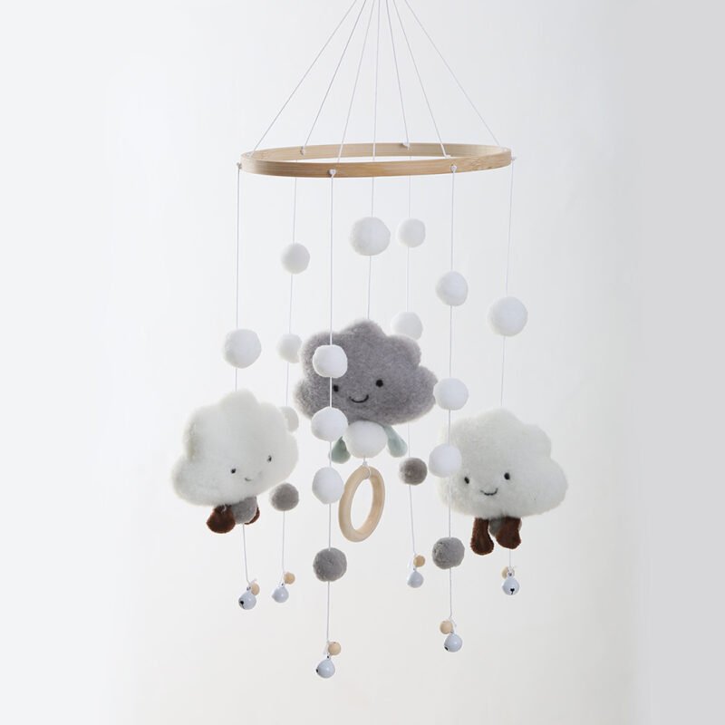 Baby Hand-Woven Bed Bell Pendant - Soft and Stylish Crib Accessory