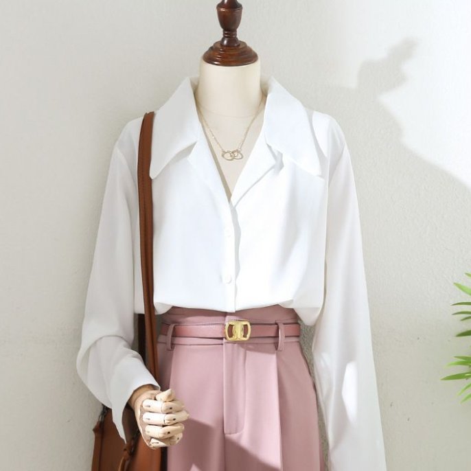 Vintage Dark Suit Collar Shirt | Timeless & Stylish