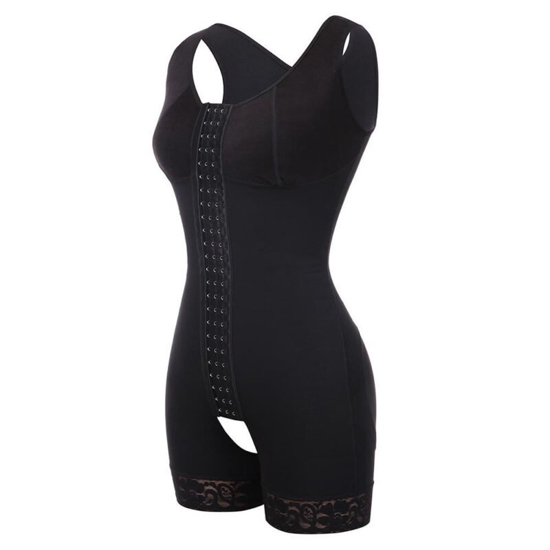 Mesh Long-Breasted Lace Shape Bodysuit – Elegant & Shaping Fit for Women"