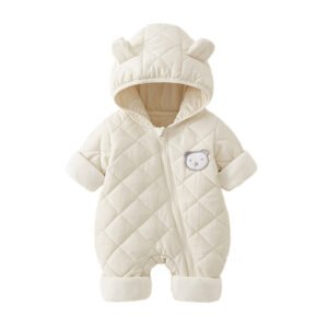 Autumn & Winter Baby Jumpsuit Romper – Cotton-Padded Warm Thickening Clothes for Babies