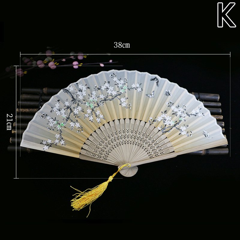 Ancient Style Folding Fan – Erqing Japanese Craft Gifts, Unique Handcrafted Fan