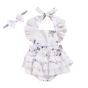 Baby Romper Deer Print Jumpsuit – Cute & Comfortable Onesie for Infants