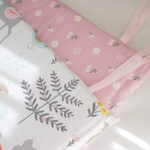 Baby Bed Fence Anti-Collision Block - Soft Cloth Bed Safety Barrier