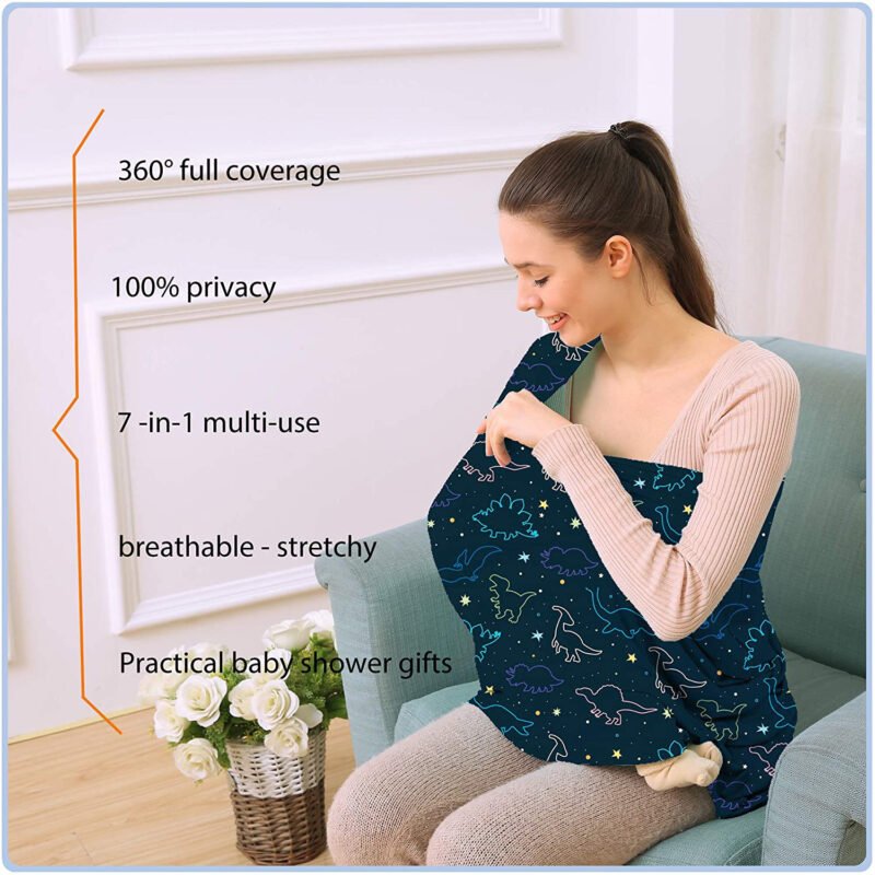 Multifunctional Baby Feeding Nursing Towel – Windproof Seat & Safety Cover for Moms