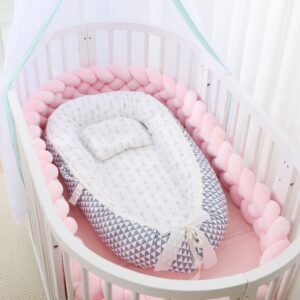 Foldable & Washable Portable Anti-Pressure Baby Bed - Bionic In-Bed Sleeper