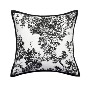 French Classic Style Light Luxury Black and White Sofa Pillow Cases – Elegant Home Accent