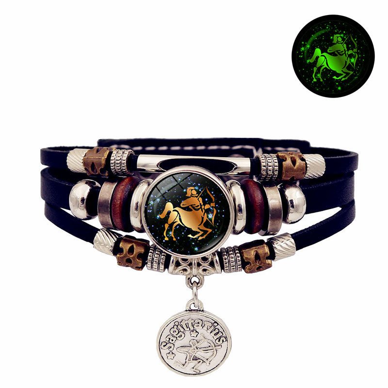 12 Constellation Couple Gifts – Handmade Multi-Layered Beaded Bracelet, Creative Jewelry for Couples
