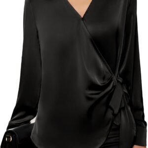 Elegant Beautiful Lace-Up Long Sleeve Shirt for Women - Stylish & Chic