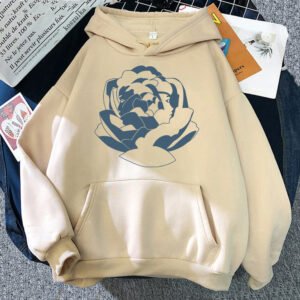 Fashionable Casual Polyester Hoodie Sweater for Women - Comfortable & Stylish