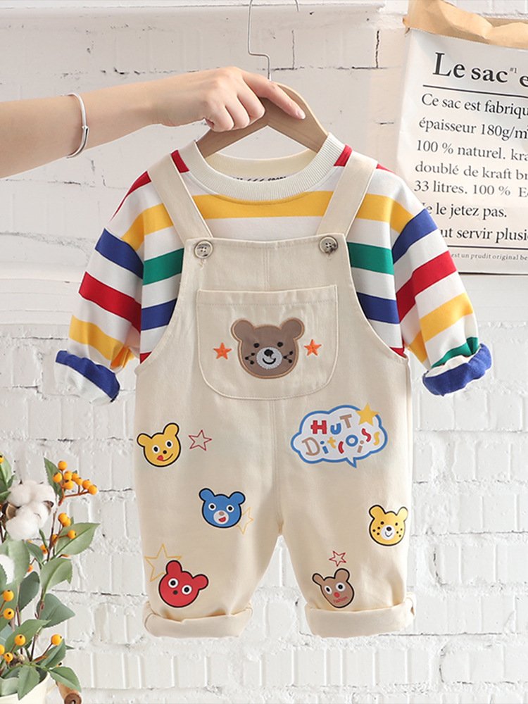 Boy's Top Overalls Suit | Stylish & Comfortable Kids' Outfit