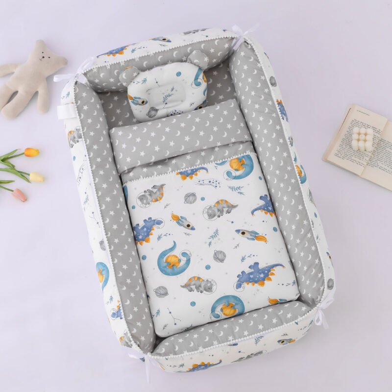 Baby Bed Bionic Nursing Bed - Removable & Washable for Comfort and Cleanliness