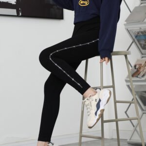 High Waist Nine-Point Pants- Stylish & Comfortable
