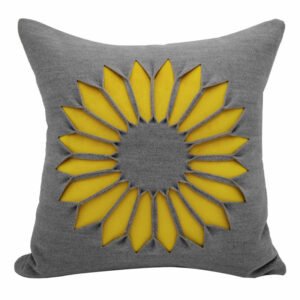 Modern Minimalist Sunflower Sofa Living Room Pillow – Hotel Bed Cushion Cover
