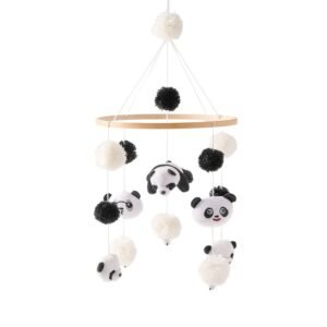 Baby Hand-Woven Bed Bell Pendant - Soft and Stylish Crib Accessory