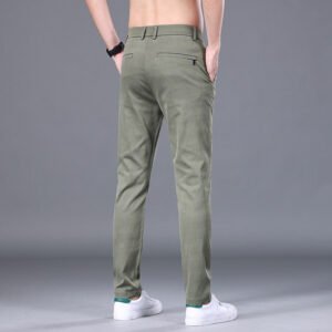 Men's Straight Trousers – Slim Fit Skinny Pants for a Stylish and Modern Look