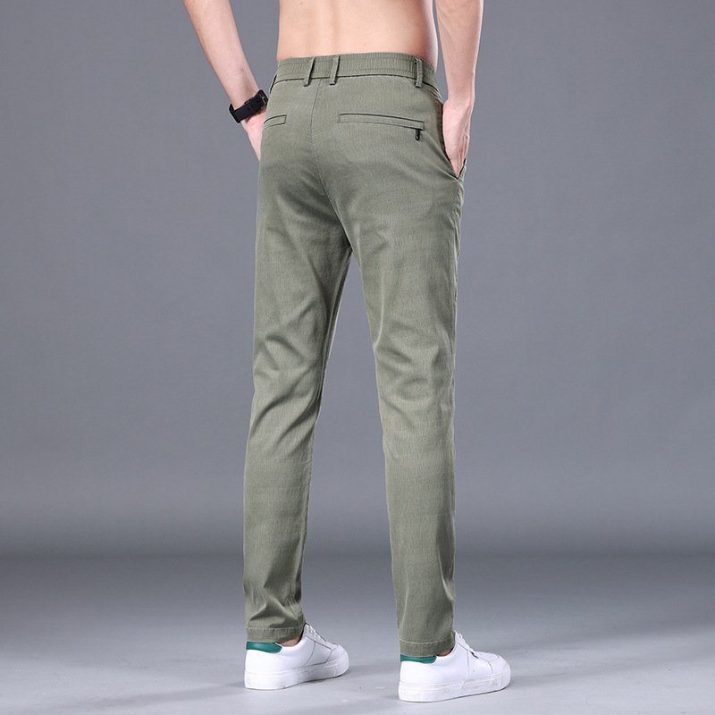 Men's Straight Trousers – Slim Fit Skinny Pants for a Stylish and Modern Look