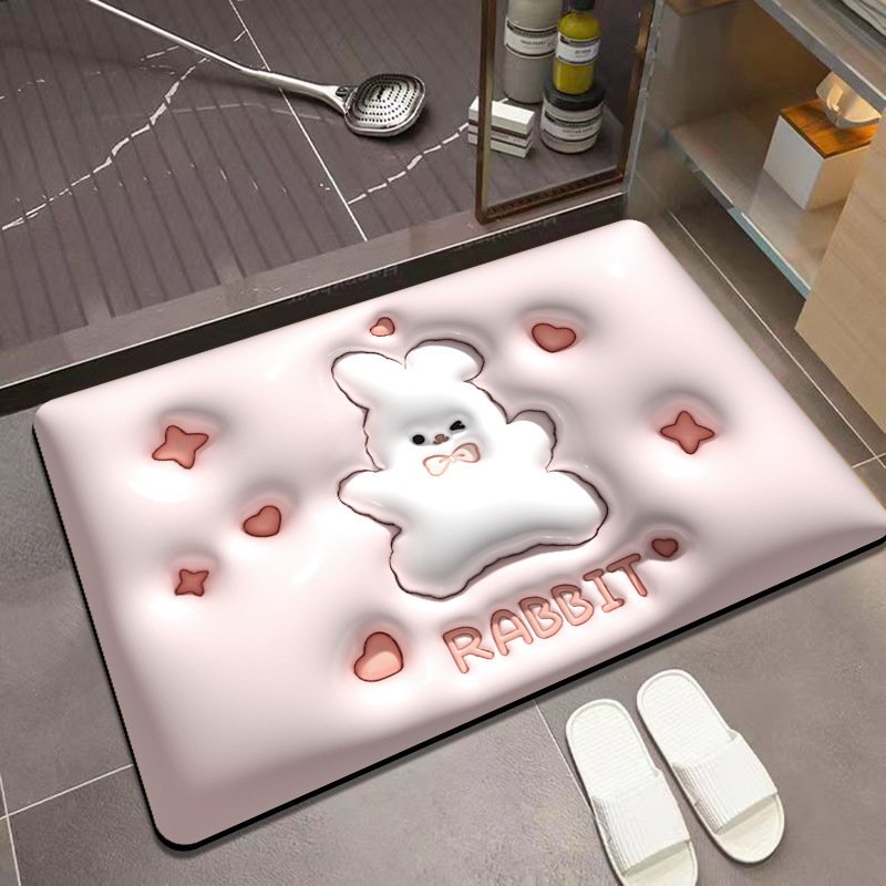 Foot Mats for Household & Bathroom Entrance – Non-Slip, Absorbent Door Mats