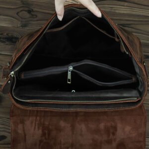 Retro First Layer Cowhide One-Shoulder Messenger Bag | Genuine Leather