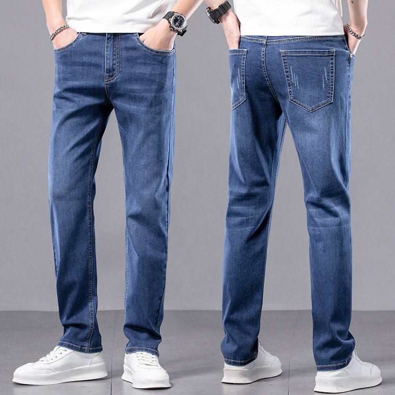 Men's Straight Slim Stretch Casual Pants – Comfortable & Stylish Fit