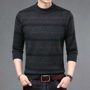 Men's Fashion Casual Thickening Sweater Top – Warm and Stylish
