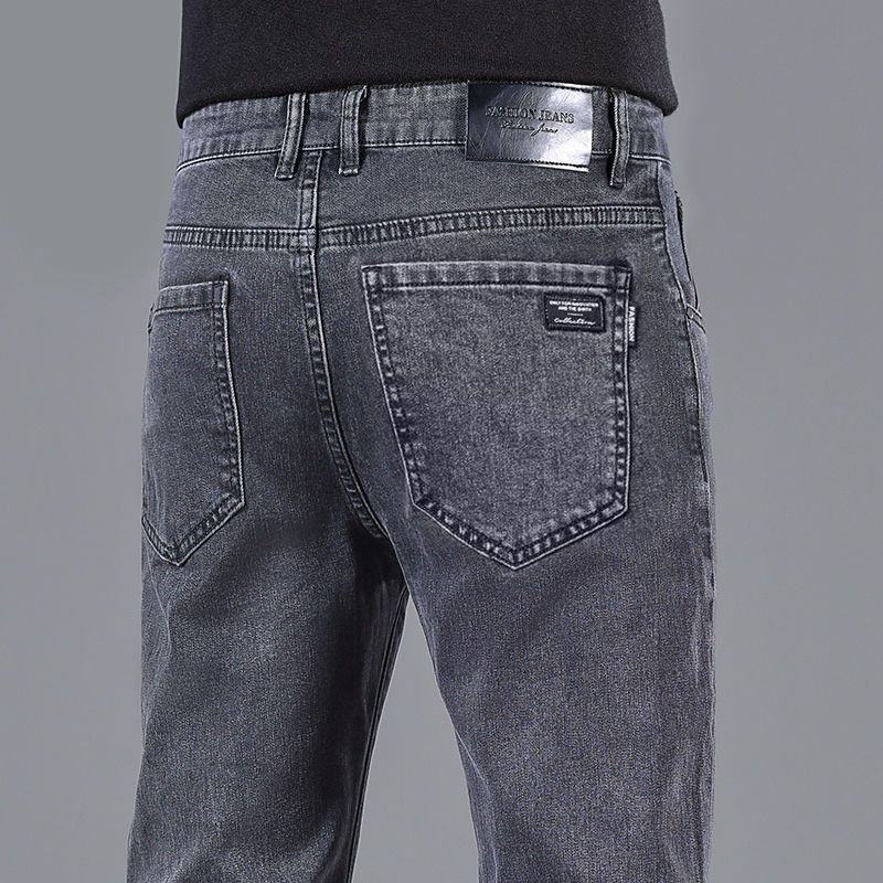 Slim Straight High-End Stretch Pants for Men – Stylish & Comfortable Fit