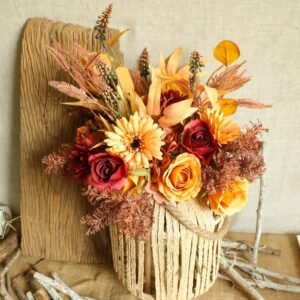 Autumn Color Bouquets of Green Plants – Wholesale Artificial Flowers for Home and Event Decor