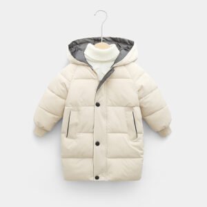 Fashion Baby Thick Hooded Soft Jacket | Warm & Stylish Baby Outerwear