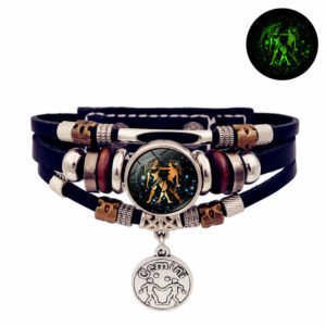 12 Constellation Couple Gifts – Handmade Multi-Layered Beaded Bracelet, Creative Jewelry for Couples