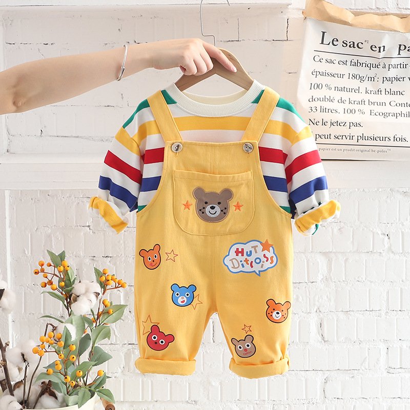 Boy's Top Overalls Suit | Stylish & Comfortable Kids' Outfit