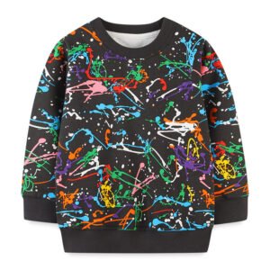 Boys Fashion Casual Long-Sleeved Sweater Top | Stylish & Comfortable Kids Wear