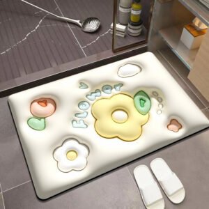 Foot Mats for Household & Bathroom Entrance – Non-Slip, Absorbent Door Mats