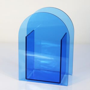 Colorful Acrylic Vase – Vibrant Color Illustration Ornament for Home Decor
