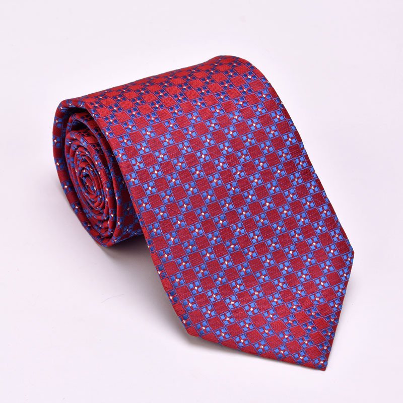 Men's Formal Wear Red Zipper Type Hand-Style Tie - Stylish & Convenient Necktie for Events
