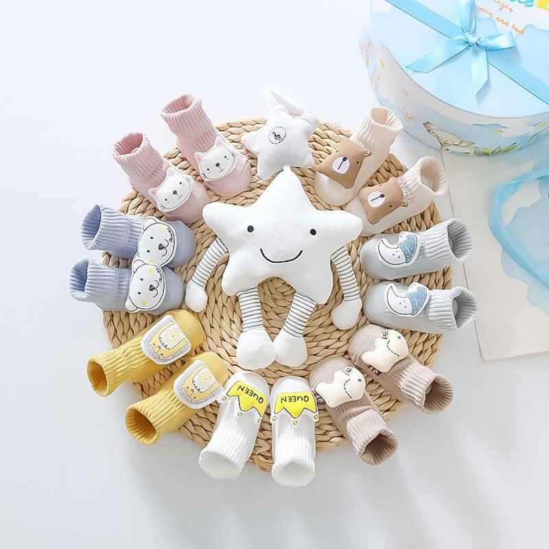Baby Socks Gift Box Set – Adorable & Cozy Sock Set for Infants