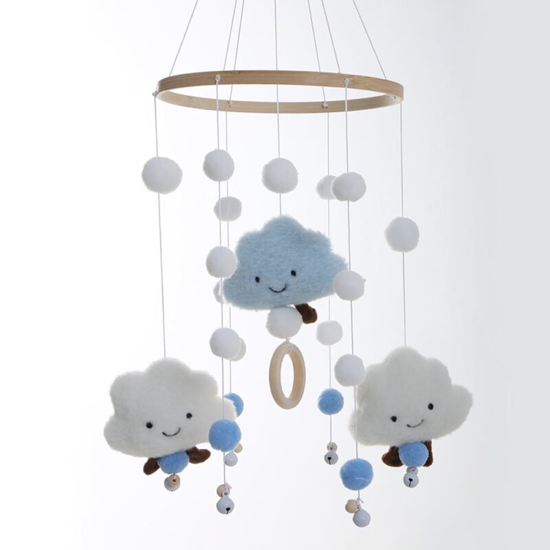 Baby Hand-Woven Bed Bell Pendant - Soft and Stylish Crib Accessory