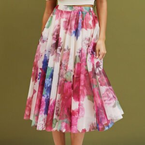 Ladies Mesh Micro-Elastic Skirt – Comfortable and Stylish