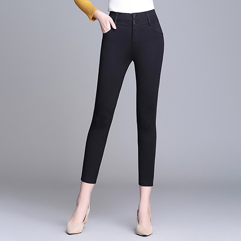 Fall Thin Autumn and Winter Plus Velvet Thick Trousers – Warm, Stylish & Comfortable